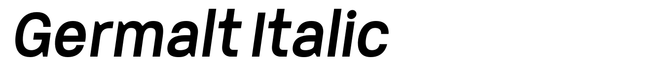 Germalt Italic